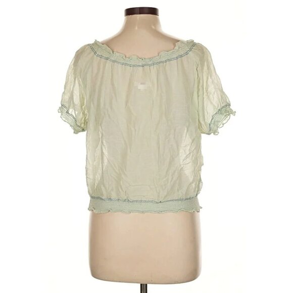 SOLD ASO SUMMER ROBERTS RACHEL BILSON THE OC Embroidered Peasant Top EUC RARE - Picture 4 of 6